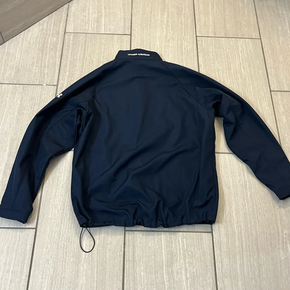 Under Armour Men’s Navy Full-Zip Lightweight Jacket SMU College